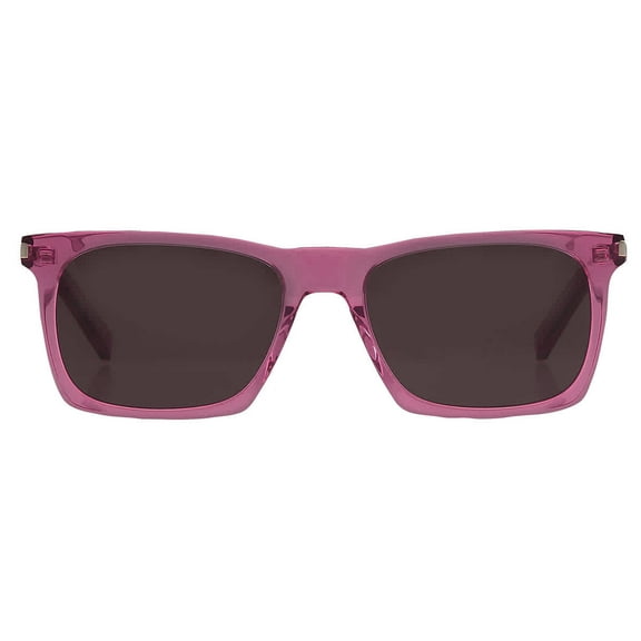 SAINT LAURENT SL 559 004 Squared Acetate Pink Black 54 mm Unisex Sunglasses