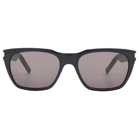 Saint Laurent Black Square Men's Sunglasses SL 598 001 56