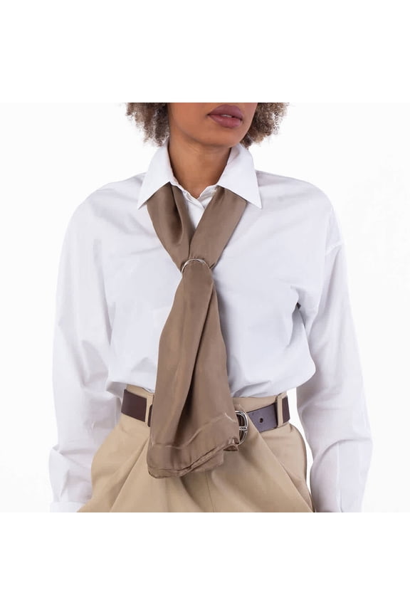 Cassandre Square Scarf In Silk Charmeuse