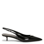 Saint Laurent Cherish Leather Slingback Pumps, Brand Size 40  US Size 10