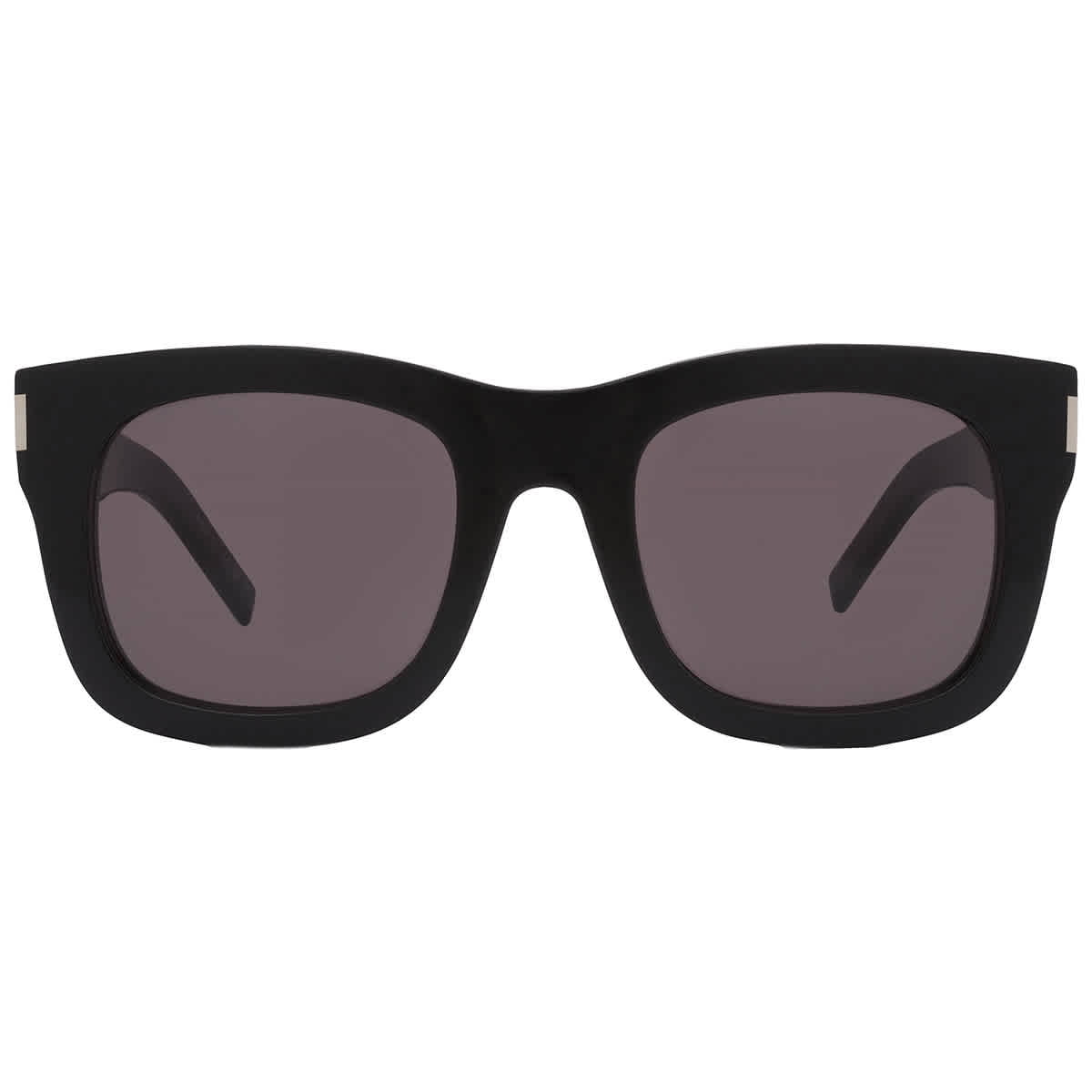 Saint Laurent Dark Grey Square Ladies Sunglasses SL 650