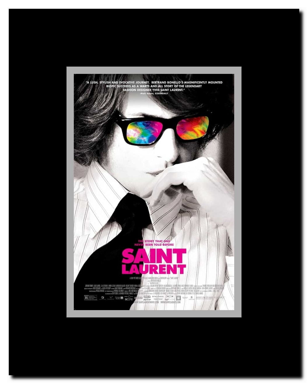 Saint Laurent Framed Movie Poster