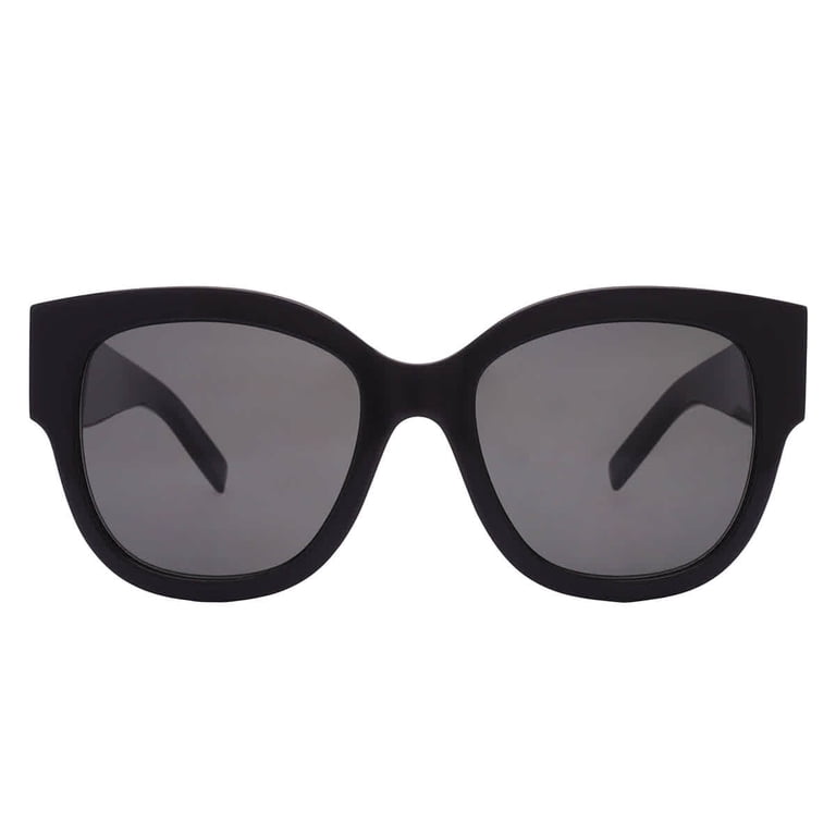 Saint Laurent Black Acetate Butterfly Ladies Sunglasses SL  display picture 3