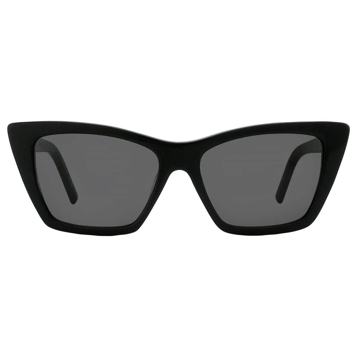 Saint Laurent Grey Cat Eye Ladies Sunglasses SL 276 MICA 032 55