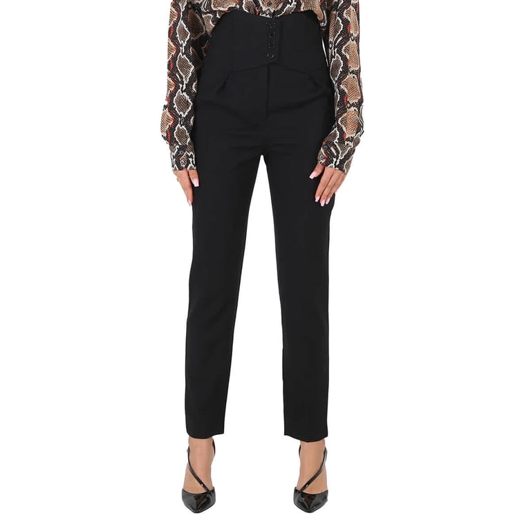 Saint Laurent High-waist Pleated-detail Trousers, Brand Size 34 