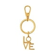 thumbnail image 1 of Saint Laurent Love Brass Keyring 670425, 1 of 3