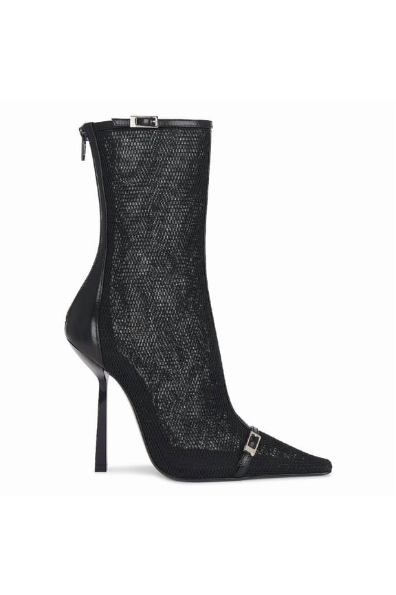 Oxalis Mesh Pointed-Toe Bootie, Brand Size 37 ( US Size 7 )
