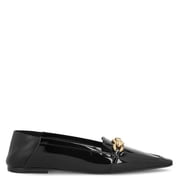 Saint Laurent Patent Leather Le Maillon Loafers, Brand Size 37  US Size 7