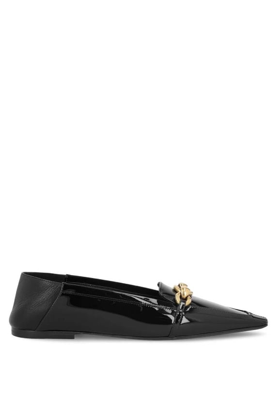 Patent Leather Le Maillon Loafers, Brand Size 37 ( US Size 7 )