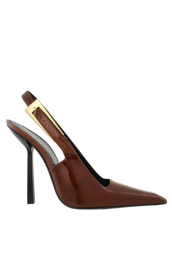 Patent Leather Lee Slingback Pumps, Brand Size 40 ( US Size 10 )