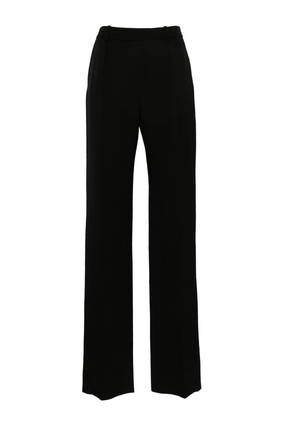 Pressed-Crease Straight Pants, Brand Size 38 ( US Size 6 )