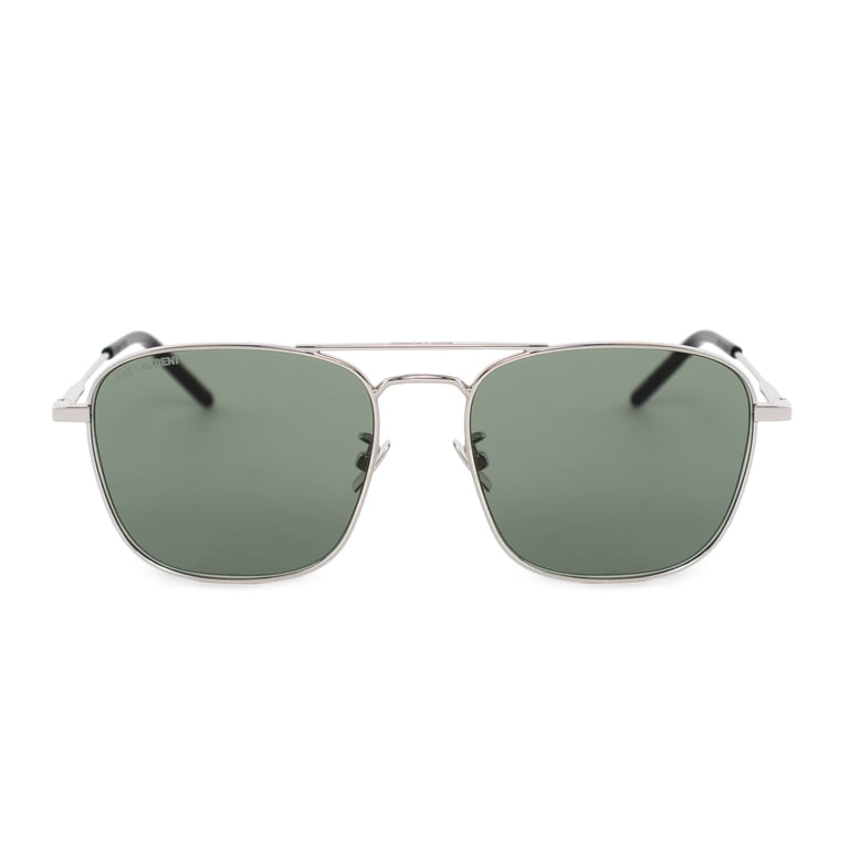 Saint Laurent SL 309 Metal Unisex Square Sunglasses Silver  display picture 2