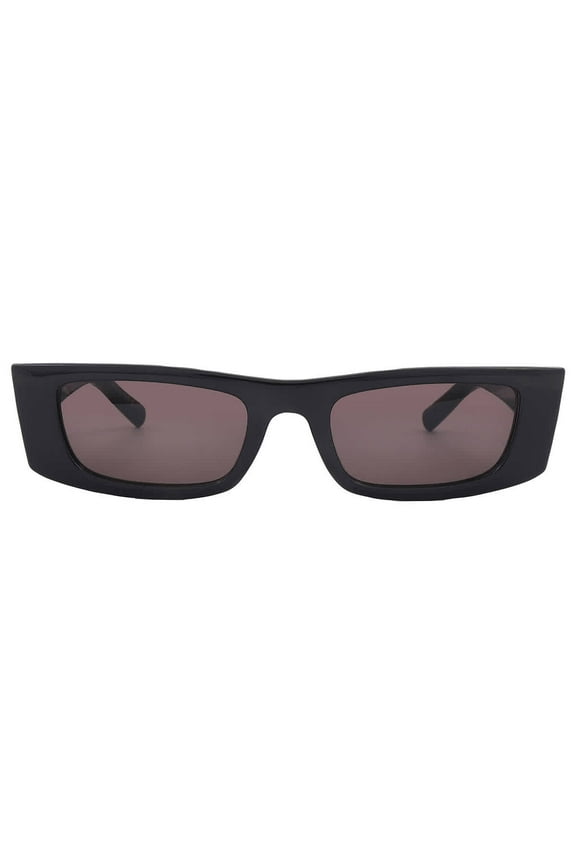 SL 553S Plastic Unisex Rectangle Sunglasses Black 52mm Adult