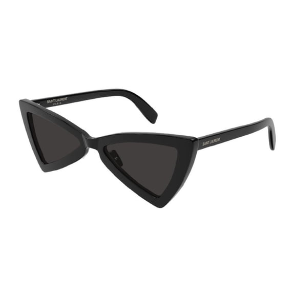 Saint Laurent SL207 JERRY 005 53mm Cat Eye Sunglasses Women's Shiny Black