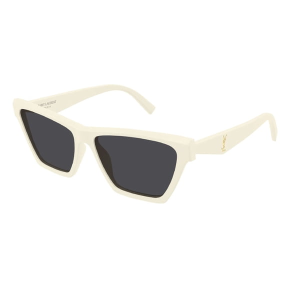 Saint Laurent SLM103 007 58mm Cat Eye Sunglasses Women's Shiny Ivory