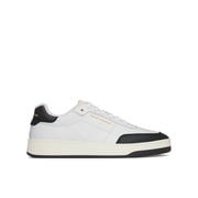 Saint Laurent White Sl/61 Low-Top Leather Sneakers White Mens
