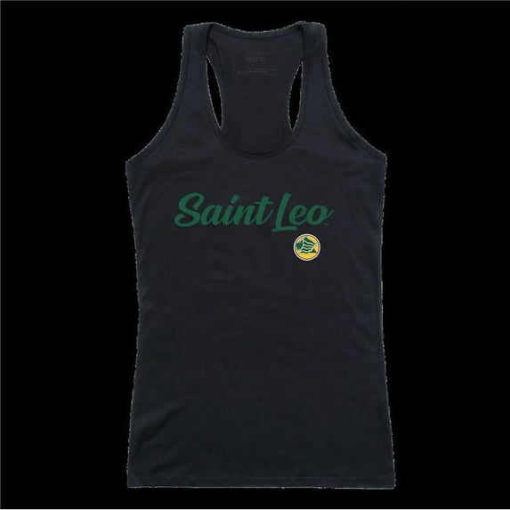 Saint Leo University Script Tank Top, Black - Small