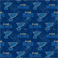 thumbnail image 1 of Saint Louis Blues Fabric – Blues – Officially Licensed 100% Cotton – Precut Quilting & Craft Fabric by Sykel, 1 of 1