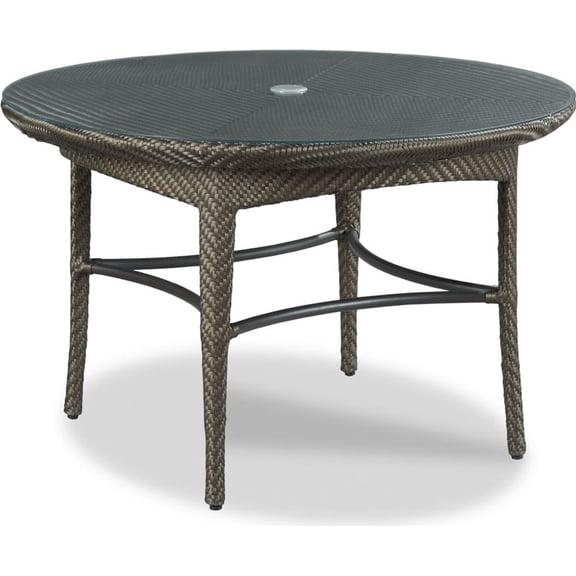 Saint Lucia Caf Table-Outdoor Woven Elegance