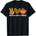 thumbnail image 1 of Saint Lucia Creole Day, Jounen Kweyol Peace Women, Girls T-ShirtMen and women, Black T-shirt, size: Extra large, 1 of 4