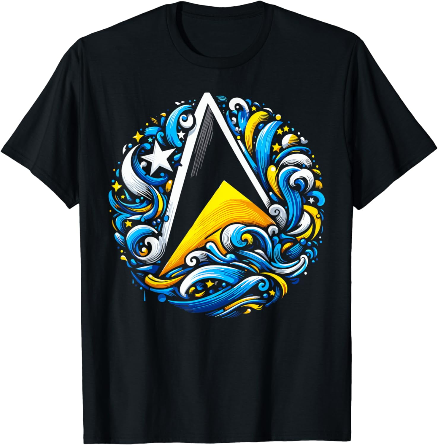 Saint Lucia Independence Anniversary Flag Souvenir Women's TShirt