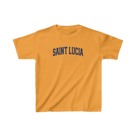 Saint Lucia Kids Shirt Gifts Youth Tee Tshirt