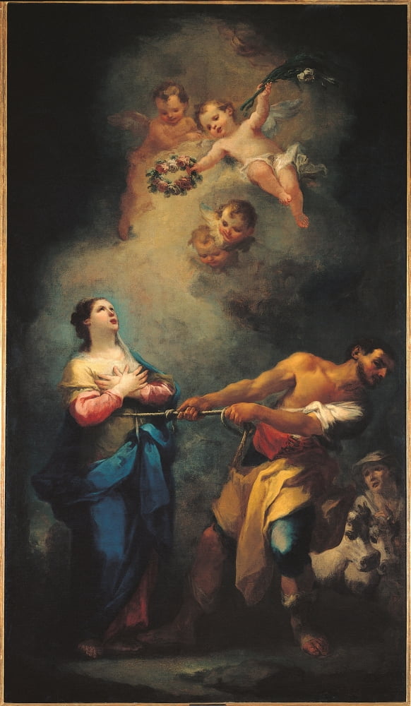 Saint Lucy Canvas Art - (18 x 24)
