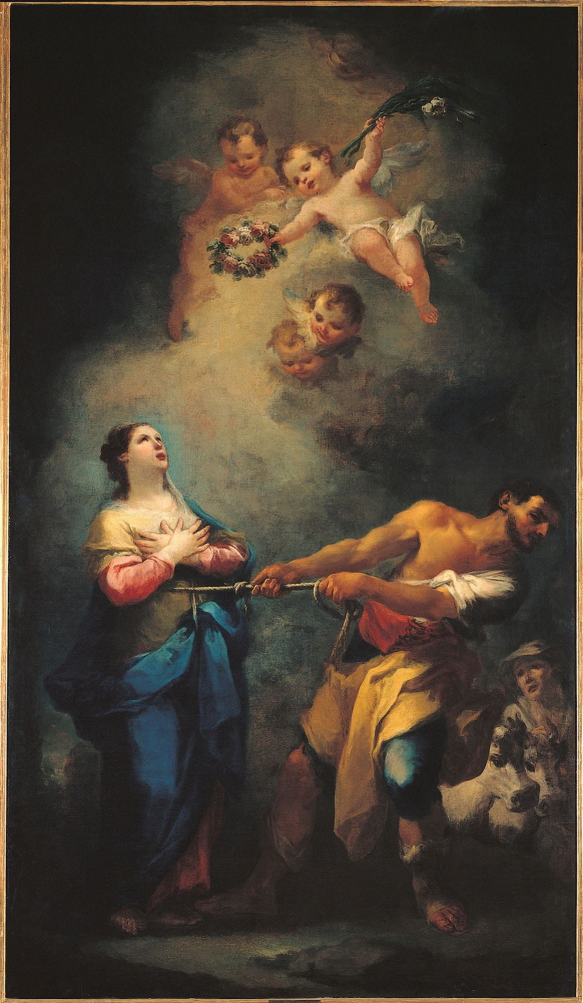 Saint Lucy Canvas Art - (24 x 36)