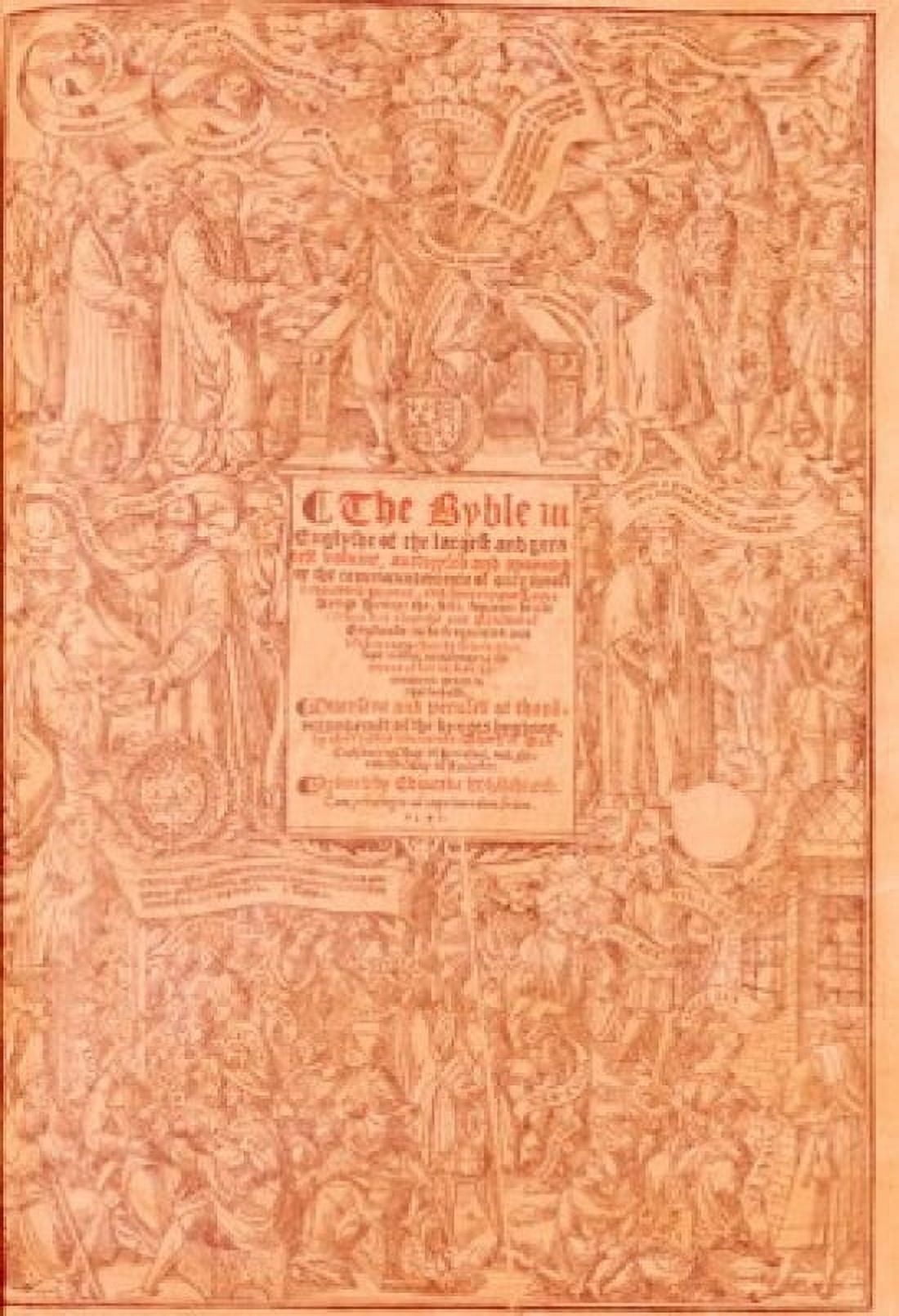 Saint Lukes Gospel from Great Bible woodcut print USA New York New York City American Bible Society 1541 AD Canvas Art - (18 x 24)