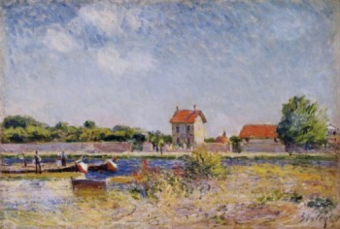 Saint-Mammes Alfred Sisley (1839-1899French) Canvas Art - Alfred Sisley (18 x 24)