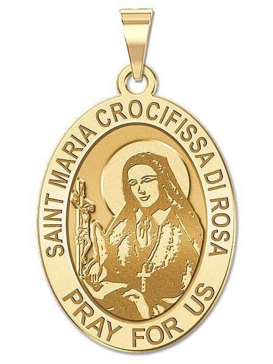Saint Maria Crocifissa Di Rosa - Oval Religious Medal - 3/4 Inch X 1 ...