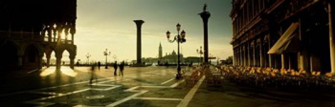 Saint Mark Square Venice Italy Canvas Art - Panoramic Images (18 x 6)