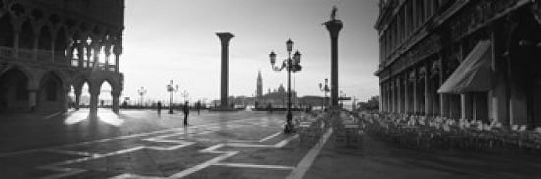 Saint Mark Square Venice Italy Canvas Art - Panoramic Images (18 x 6)