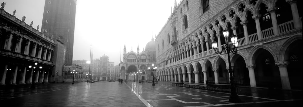 Saint Marks Square Venice Italy Canvas Art - Panoramic Images (13 x 36)