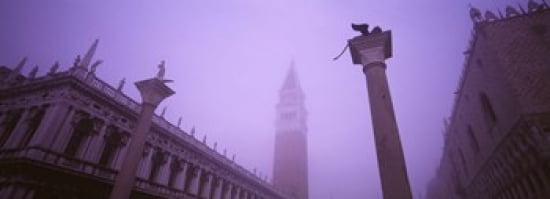 Saint Marks Square Venice Italy Canvas Art - Panoramic Images (36 x 13)