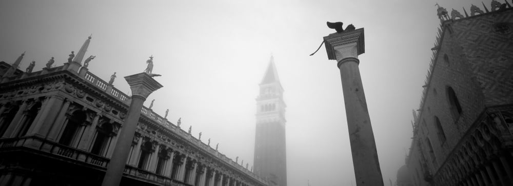 Saint Marks Square Venice Italy Canvas Art - Panoramic Images (7 x 18)