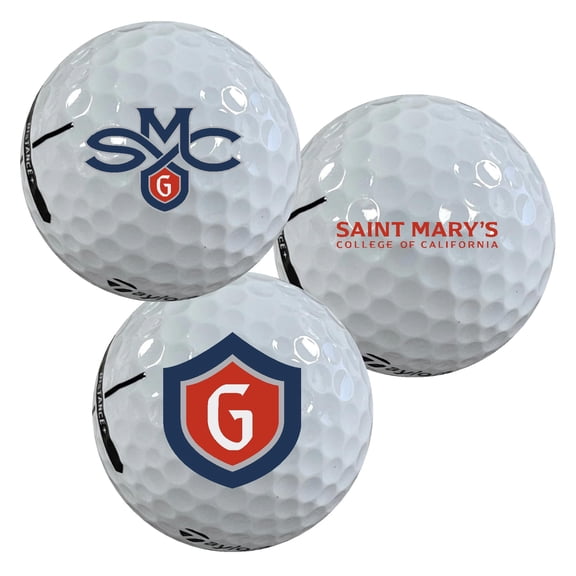 Saint Mary's College of California Gaels Logo Edition Taylormade Distance+ Golf Balls 12-Pack (Dozen)