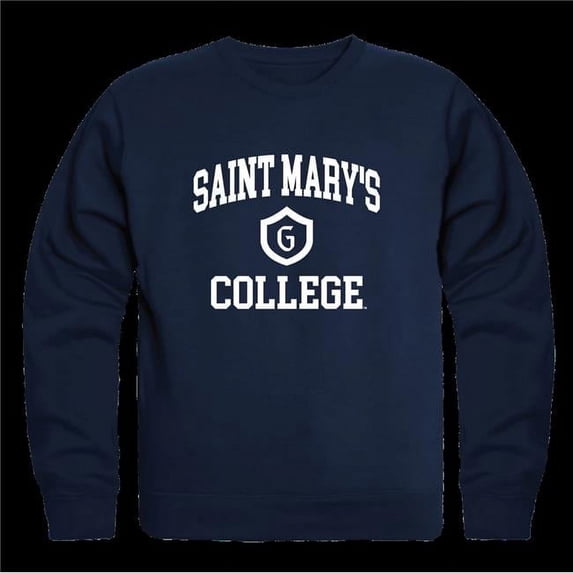 Saint Marys University Gaels Seal Crewneck Sweatshirt, Navy - Large