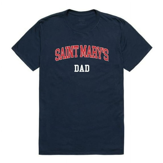Saint Marys University Gaels Short Sleeve College Dad T-Shirt, Navy - Medium