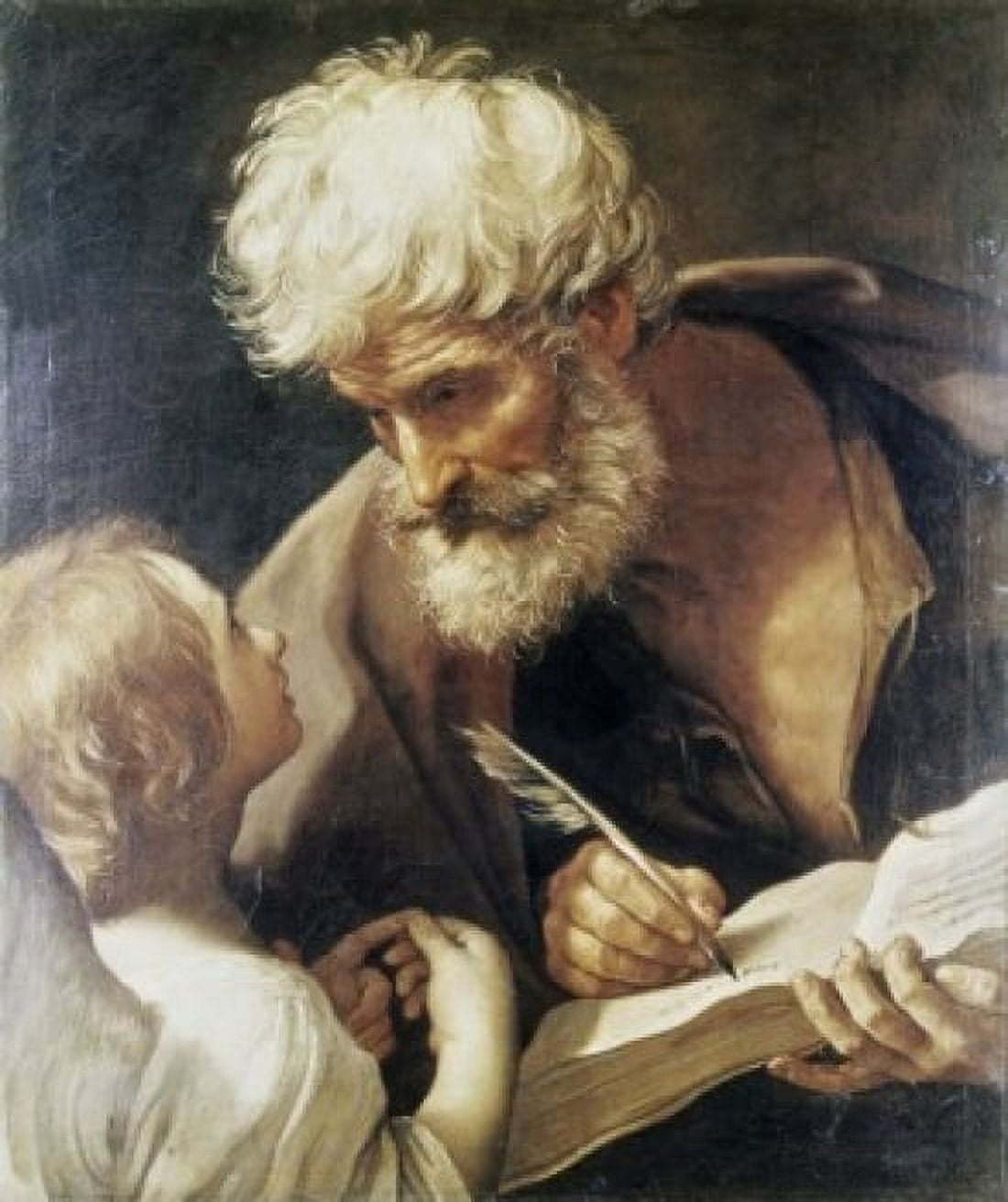 Saint Matthew Guido Reni (1575-1642 Bolognese) Canvas Art - Guido Reni (24 x 36)
