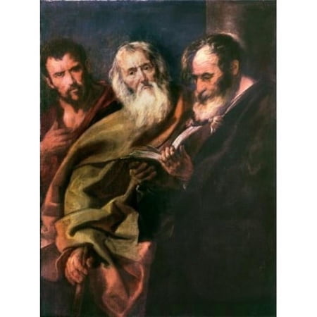 Saint Matthew Jacob Jordaens 1593-1678 Flemish Poster Print - 18 x 24 in.