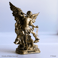 thumbnail image 1 of Saint Michael Archangel Resin Statue - 9" Catholic Figurine, 1 of 4