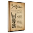thumbnail image 1 of Saint Michael Canvas Wall Art The Archangel Quote Poem Poster, Vertical Print for Bedroom, Hallway, Modern Decorative Painting for Home or Gift, 1 of 6
