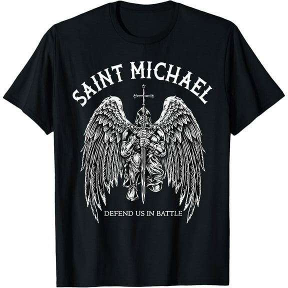 Saint Michael Defend Us In Battle T-Shirt