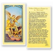 Saint Michael Policemans Prayer Laminated Catholic Prayer Holy Card with Prayer on Back, Pack of 25