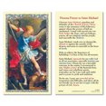 thumbnail image 1 of Saint Michael (Reni) Laminated Holy Card - 25/pk, 1 of 1