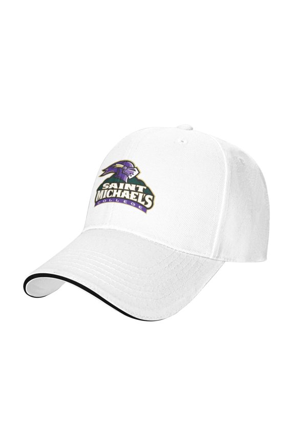 Saint Michael'S College Logo Casual Sandwich Baseball Cap Adjustable For Men For Women
