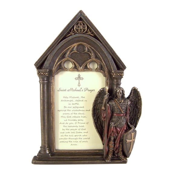 Saint Michael's Prayer Photo Frame, 7 1/2 Inch