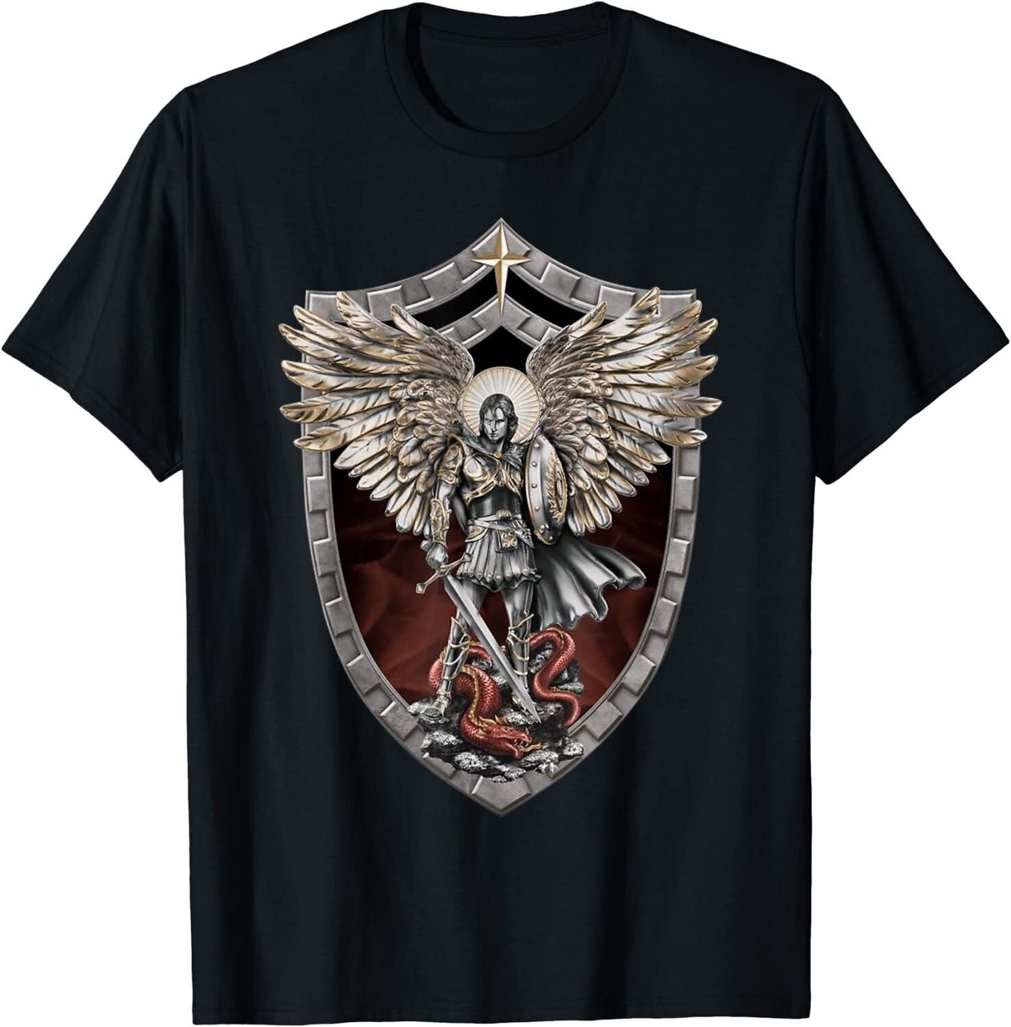 Saint Michael the Archangel Catholic Prayer T-Shirt: Embrace Divine