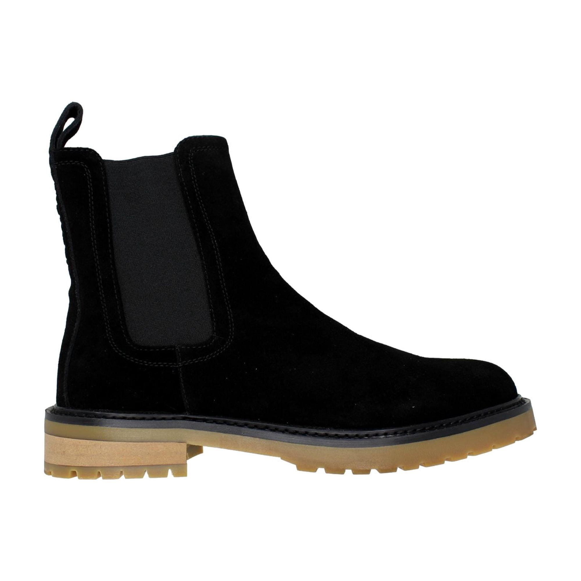 Saint Morta Black Chelsea Boots Saint Morta Crepe Chelsea Boot Black / Gum SMCREPECHSBT-BLK  main image 2